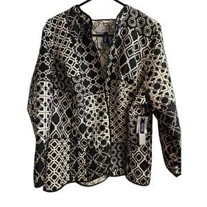 Catherines Woman Quilted Jacket Size 22/24 Reversable